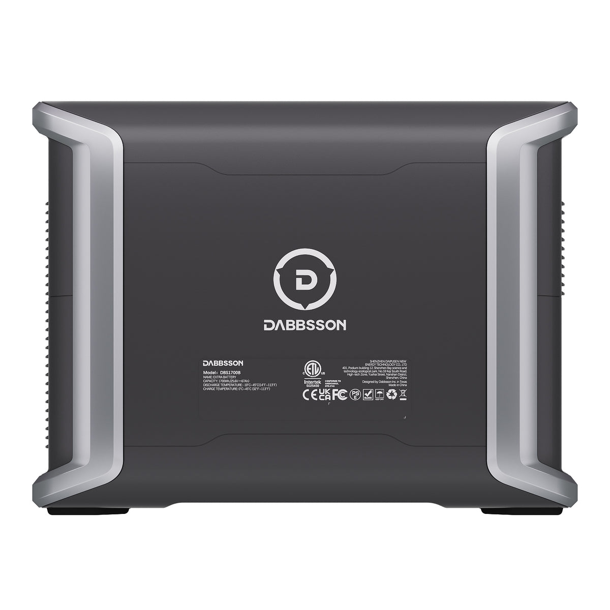 Dabbsson DBS1700B Expandable Battery | 1700Wh (Only works with DBS1300 )