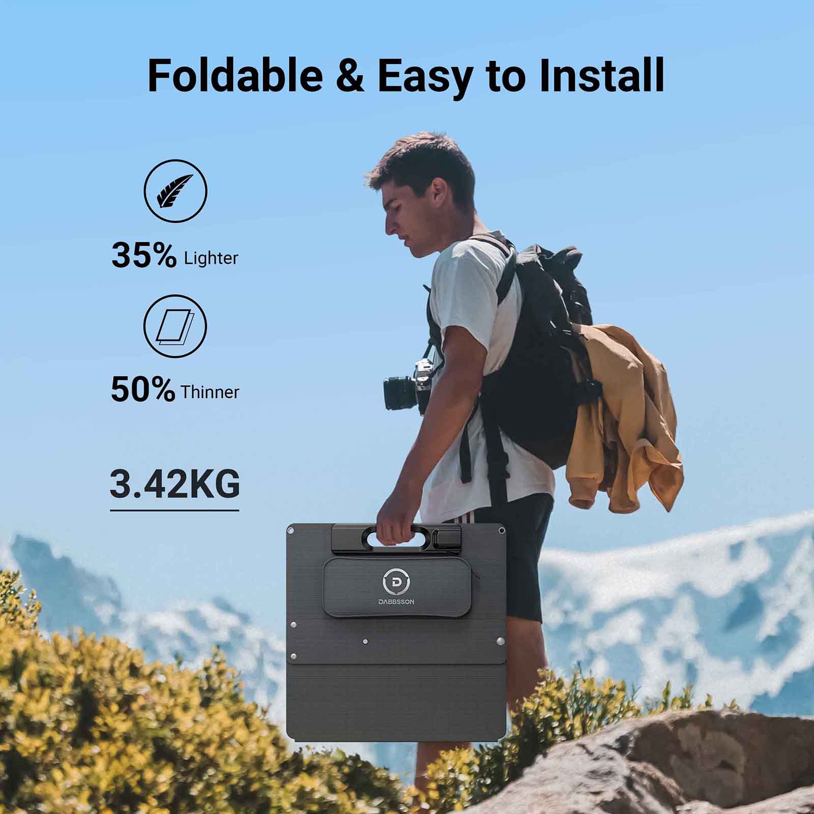 Dabbsson DBS120S Solar Panel | 120W